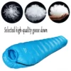 Winter Down Sleeping Bag Adult Mummy White Goose Down Warm Sleeping Bag Three Seasons Suitable For Camping Trips - Image 2